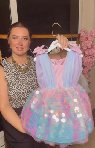 Olesya Sequin Pink Dress