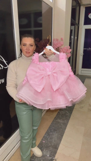 Elena Pink Rose Organza (2nd item 50%)