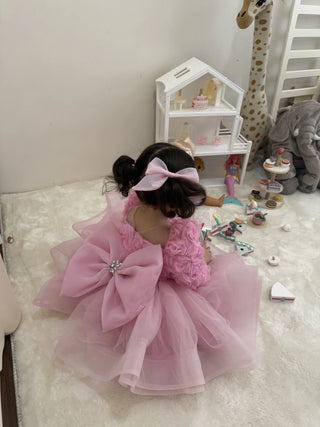 Elena Pink Rose Organza (2nd item 50%)