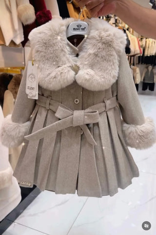 PREMIUM SPECIAL DESIGN BEIGE COLOR COAT 2-PIECE SET