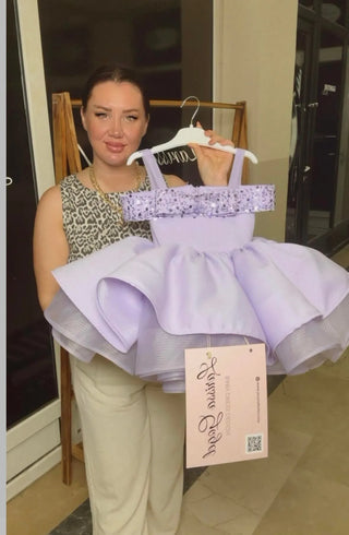 Mono Lilac Girl's Evening Dress