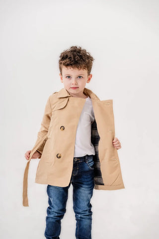Trench Coat Unisex Mink Vintage
