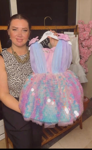 Olesya Sequin Pink Dress