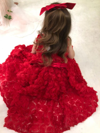 Red Olympus Comet Girl's Evening Dress
