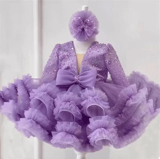 Jolie Lilac Girl's Evening Dress