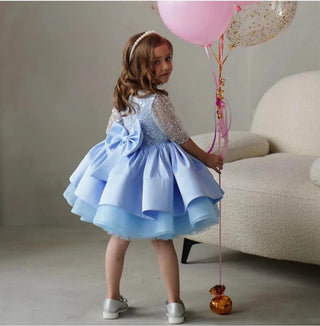 Lucas Blue Girl's Evening Dress