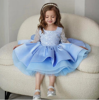 Lucas Blue Girl's Evening Dress