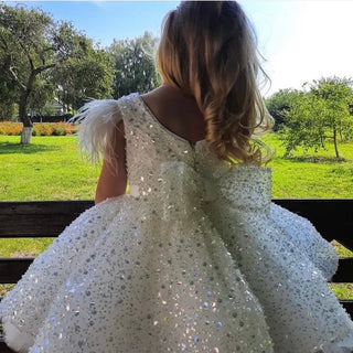 Sonia White Girl's Dress